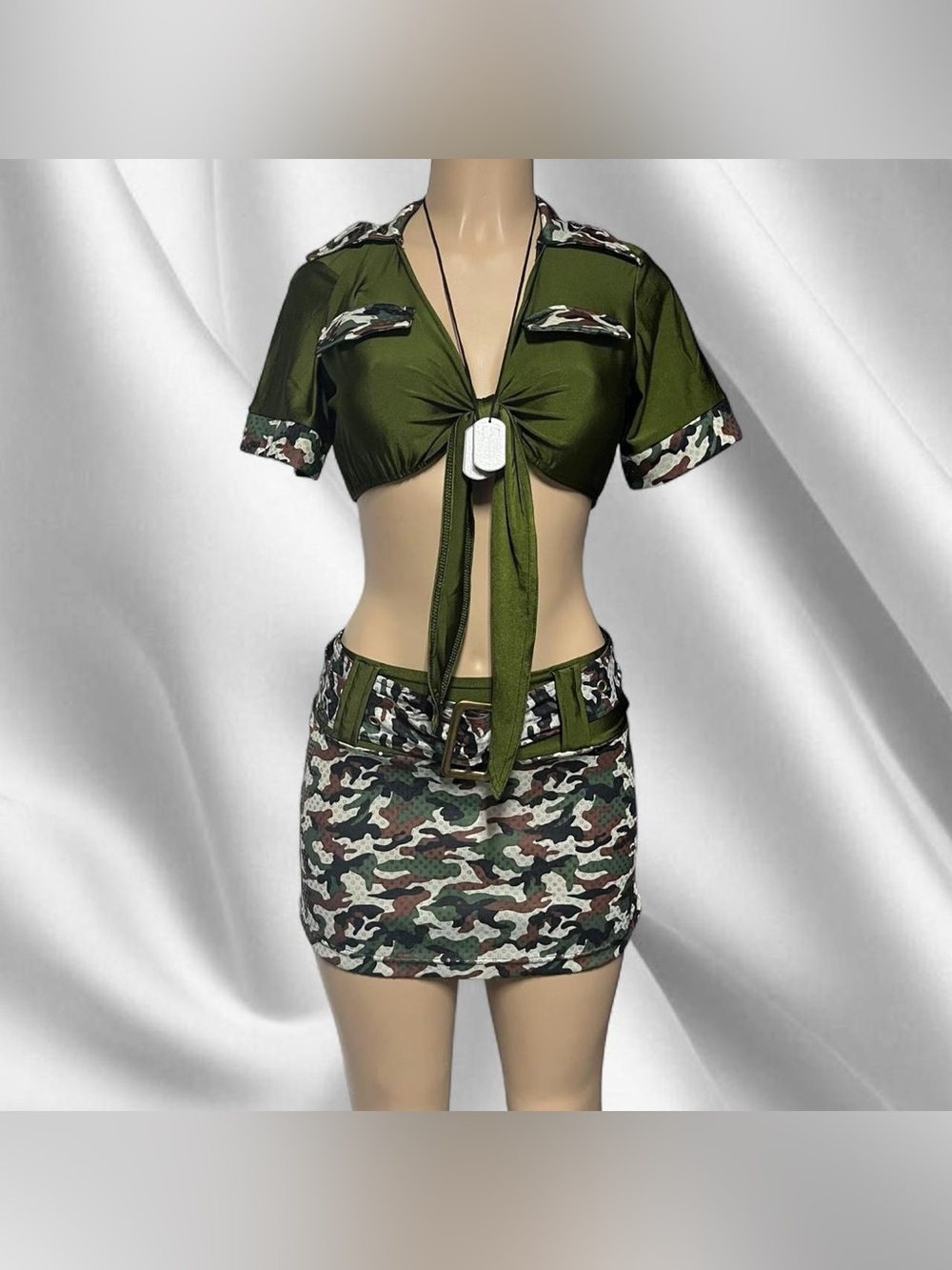 Y2K Secret Wishes Army Costume